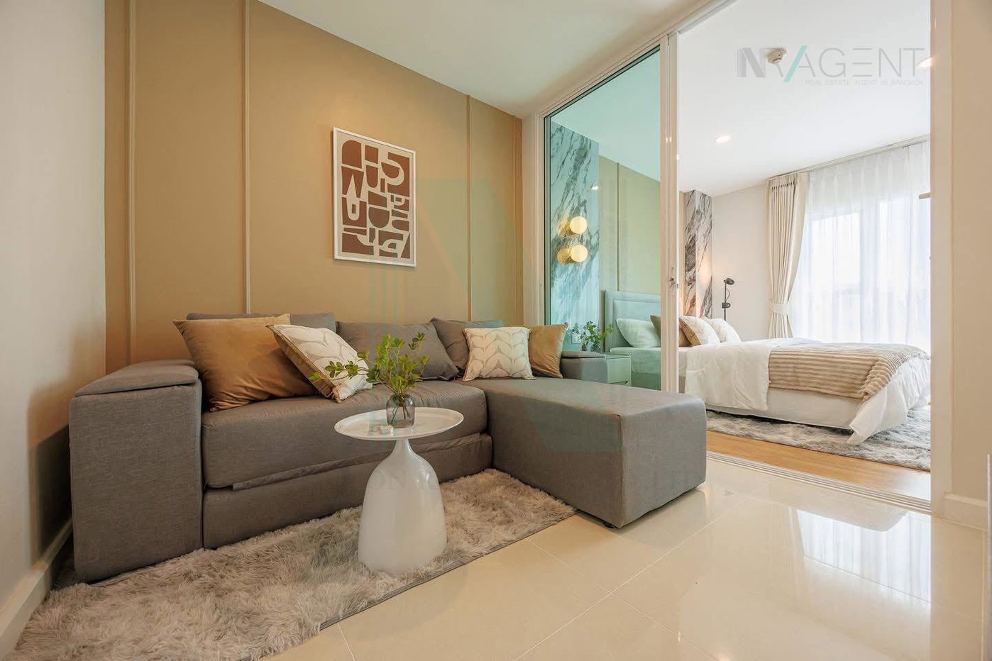 รูป ขายคอนโด แอสปาย ศรีนครินทร์ อาคาร A ชั้น 6 1 ห้องนอน ขนาด 26 ตรม ใกล้ ซีคอนสแควร์ ศรีนครินทร์ - รูปที่ 6/8