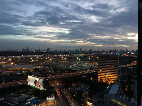🔺 For Rent Condo ASPIRE RAMA 4 Building B, Floor 26,1 bed room, Room size 28.00 sqm