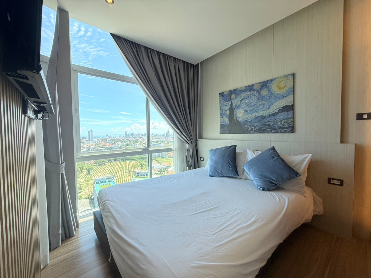 รูป ใให้เช่า The Grand Jomtien Pattaya Beach คอนโดวิวทะเล 180 องศา เดินข้ามถนนถึงหาดจอมเทียนได้ (CPT004) - รูปที่ 7/9