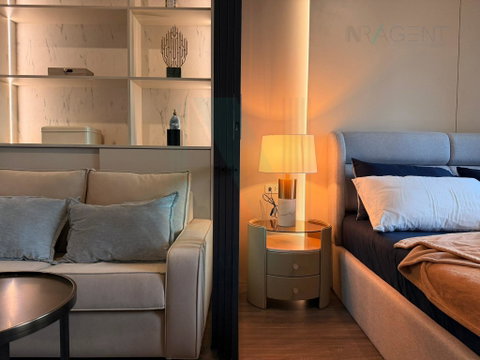 For Rent Condo IDEO SUKHUMVIT - RAMA 4 Building 1, Floor 22,1 bed room, Room size 30.00 sqm