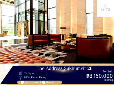 ขายคอนโด : ✨Best Deal in Sukhumvit 28! Stunning City View Condo for Sale – Perfect for Living & Investment✨