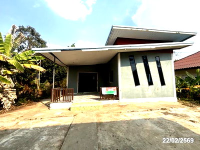 ขายบ้านเดี่ยว : บ้านเดี่ยว 187.4 ตร.วา สังขะ สุรินทร์ 2.5M