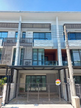 🏡ปล่อยเช่าทาวน์โฮม 3 ชั้น โครงการ Plex Bangna 3 ห้องนอน 4 ห้องน้ำ ทำเลศักยภาพ ติดถนนบางนา-ตราด กม.5 🐶 เลี้ยงสัตว์ได้