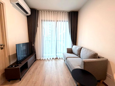 คอนโดให้เช่า : ให้เช่า คอนโดโครงการใหม่ ติดMRT พระราม 9 | Nue District R9 | 1 ห้องนอน เฟอร์นิเจอร์ครบพร้อมอยู่ , ใกล้ Central พระราม 9
