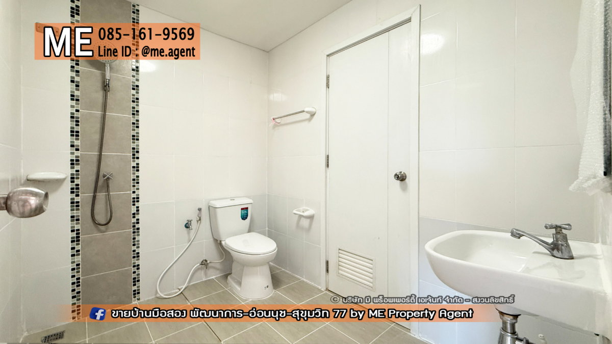 รูป ขาย ทาวน์เฮ้าส์ 2 ชั้น วิลเลตไลท์ พัฒนาการ 38 ติดถนนเมน อยู่ต้นโครงการ ใกล้เอกมัย-ทองหล่อ-สุขุมวิท โทร 085-161-9569 (TF57-19) - รูปที่ 18/21