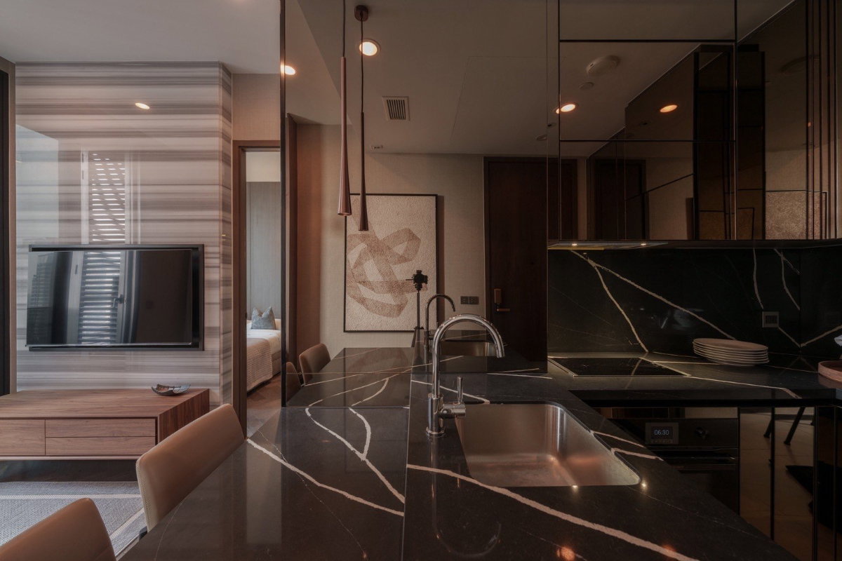 รูป ให้เช่า The ESSE Sukhumvit 36 | 1 ห้องนอน 38 ตร.ม. | ห้อง Designer | ใกล้ BTS ทองหล่อ | 45,000 บาท/เดือน - รูปที่ 5/19