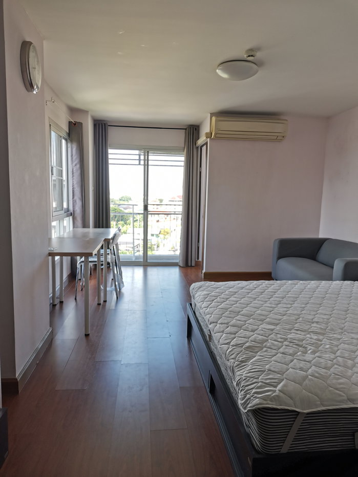 รูป ขายบีคอนโด (ชั้น 8 ห้องมุม 35 sq.m ตึก A) เฟอร์นิเจอร์ครบ พร้อมเข้าอยู่ - รูปที่ 1/21