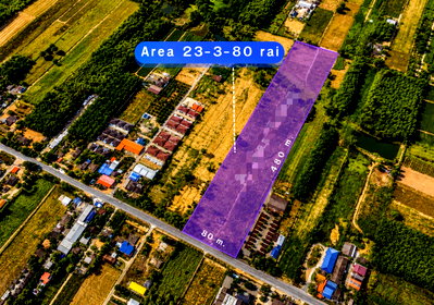 ที่ดิน นิคมพัฒนา ระยอง : ขาย ที่ดิน For Sale - ขายที่ดินผังสีม่วงลาย เขต EEC ใกล้โรงงาน BYD จ.ระยอง 23 ไร่ 3 งาน 80 ตรว