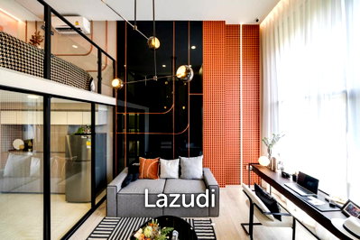 Condos for sale : Modern 25 sqm loft condo on 22nd floor in Bang Bamru Bangkok