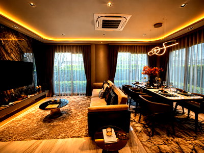 Twin houses for sale Mega Bangna : Baan Klang Muang THE EDITION Bangna 2 near Mega Bangna Expressway.