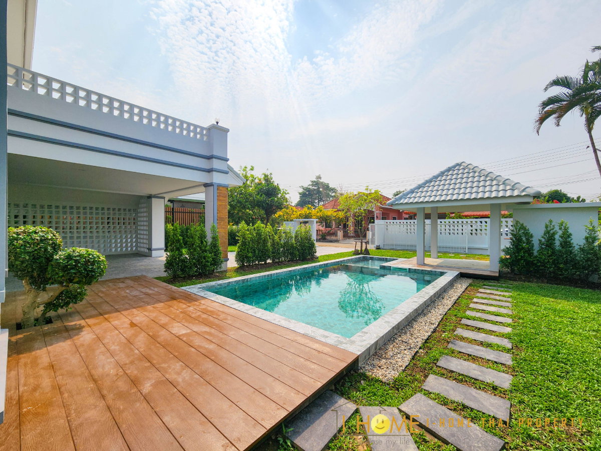รูป  ให้เช่า Pool Villa 2 ชั้น พร้อมสระว่ายน้ำส่วนตัว ใกล้โรงเรียนนานาชาติ # ASP-V0046 - รูปที่ 8/54