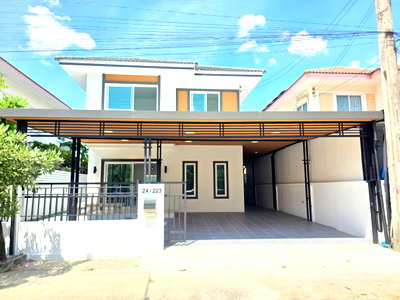 บ้านเดี่ยว กรุงเทพมหานคร : บ้านเดี่ยว 2ชั้น ตกแต่งรีโนเวทใหม่ ทำเลดี ถนนกว้างขวาง หมู่บ้านนนทวีวิลล์ 5  ถนนมิตรไมตรี 6/3-6/4 หนองจอก 