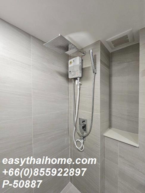 รูป P-50887 (ให้เช่าคอนโดใกล้ BTS พระโขนง) ไนท์บริดจ์ สเปซ สุขุมวิท - พระราม 4 ห้อง 1นอน1น้ำ Duplex ชั้น9 วิวเมือง Line: @easythaihome 085-592-2897 - รูปที่ 13/14
