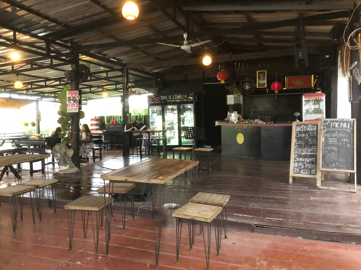 รูป ร้านอาหารย่านแม่โจ้บรรยากาศกลางบึงน้ำ - รูปที่ 4/11