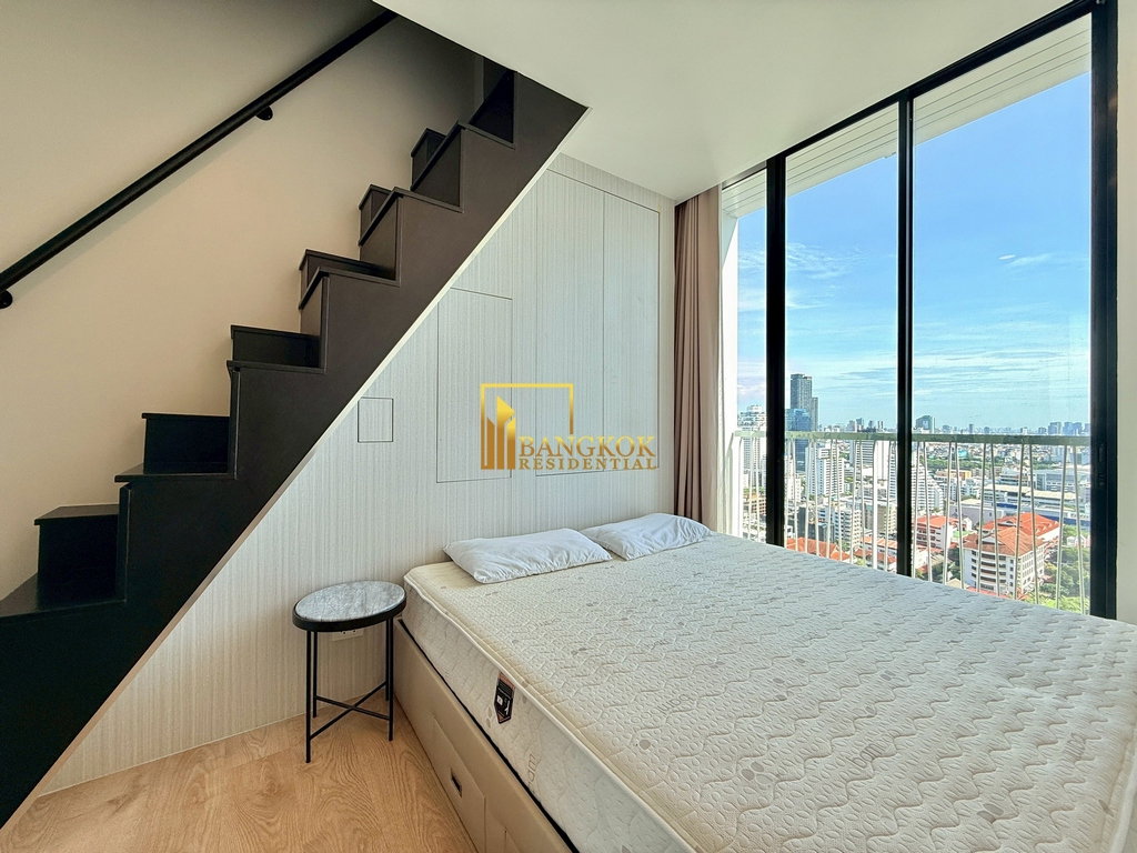 picture Noble Recole | Elegant 2 Bedroom Duplex Condo in Asoke Area - BR14884CD - 9/36