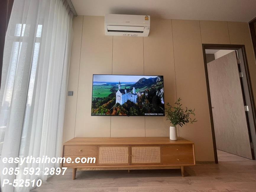 รูป P-52510 (ให้เช่าคอนโดใกล้ BTS เอกมัย) ริทึ่ม เอกมัย เอสเตท ห้อง 1นอน1น้ำ ชั้น23 วิวเมือง Line: @easythaihome 085-592-2897 - รูปที่ 2/9