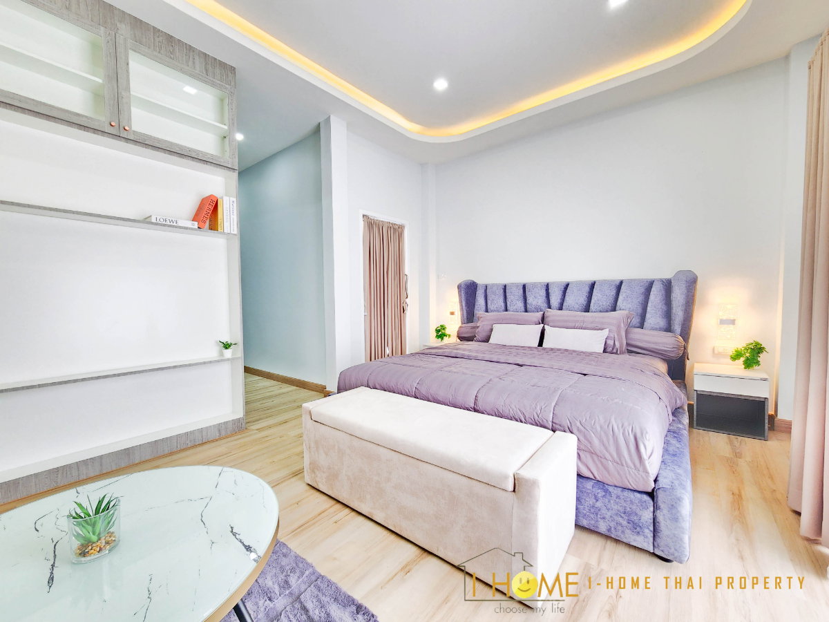 รูป  ให้เช่า Pool Villa 2 ชั้น พร้อมสระว่ายน้ำส่วนตัว ใกล้โรงเรียนนานาชาติ # ASP-V0046 - รูปที่ 43/54