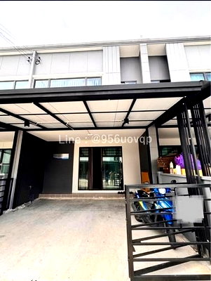 เช่าทาวน์โฮม สมุทรปราการ : svs346 ให้เช่า ทาวน์โฮม 2 ชั้น พร้อมอยู่ หมู่บ้านพลีโน่ ศรีนครินทร์ - เทพารักษ์ เดินทางสะดวก 