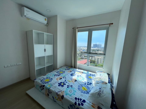 P-49832 | For Rent: Supalai Veranda Sukhumvit 117 🔥✨ Spacious 1-Bedroom Condo with City View, Fully Furnished, Washing Machine Included, 