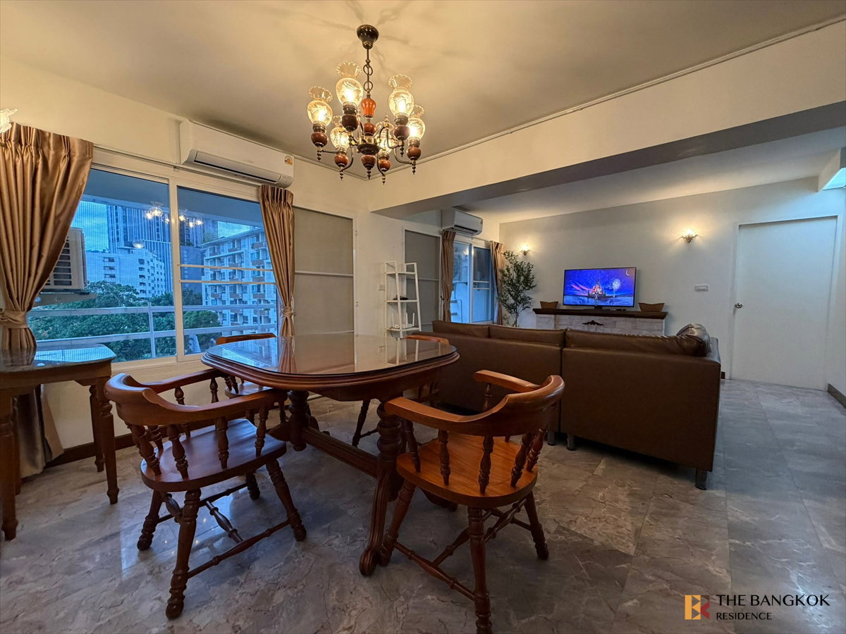 รูป เช่าคอนโด 🏨 Thonglor Tower ห้อง3นอน 100ตร.ม. 47k ❤️ ตกแต่งสวย ใกล้ BTS ทองหล่อ  - รูปที่ 4/10