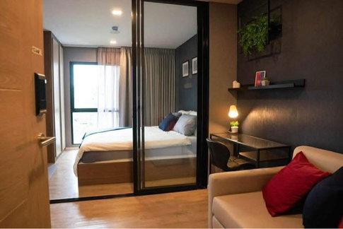 ให้เช่า Kave town Shift ข้างม.กรุงเทพ ตึก C ชั้น 6 ขนาด 29.22 ตร.ม วิวสระ🏊🏻♂️🌴ระเบียงทิศตะวันตก