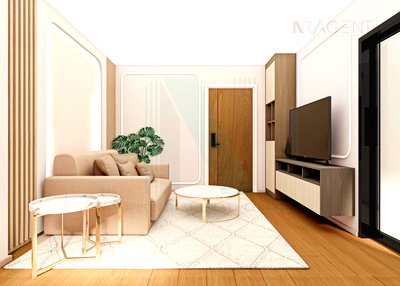 Condos for rent : 🔺 For Rent Condo THE 1 PLUS GRAND HUAMAK 18 Building 1, Floor 6,1 bed room, Room size 28.00 sqm