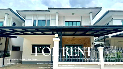 Houses for rent Boonthavorn Chiang Mai : R-131 🔥 House for Rent ✨ Jaikaew Erawan 28 📍 Near Chiang Mai 89 Plaza A spacious family home with 4 bedrooms