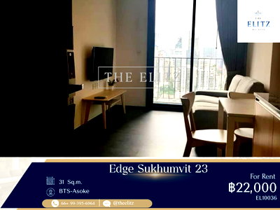 คอนโดให้เช่า : ✨The Ultimate Asoke Lifestyle | Stylish Luxury Condo for Rent, Steps away from BTS & MRT Interchange✨
