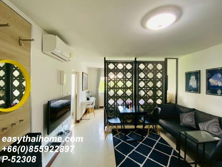 รูป P-52308 > คอนโดให้เช่า Condo One Thonglor ห้องสตูดิโอ ชั้น 6 วิวสระว่ายน้ำ ใกล้ BTS ทองหล่อ Line: @easythaihome 085-592-2897 - รูปที่ 2/9