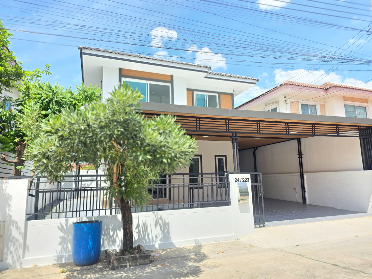 รูป บ้านเดี่ยว 2ชั้น ตกแต่งรีโนเวทใหม่ ทำเลดี ถนนกว้างขวาง หมู่บ้านนนทวีวิลล์ 5 ถนนมิตรไมตรี 6/3-6/4 หนองจอก - รูปที่ 2/37