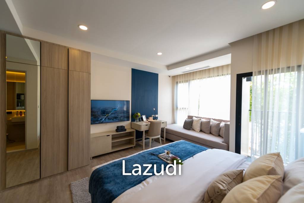 picture 28 sqm modern studio condo Origin Place Bangna Bangkok - 1/7