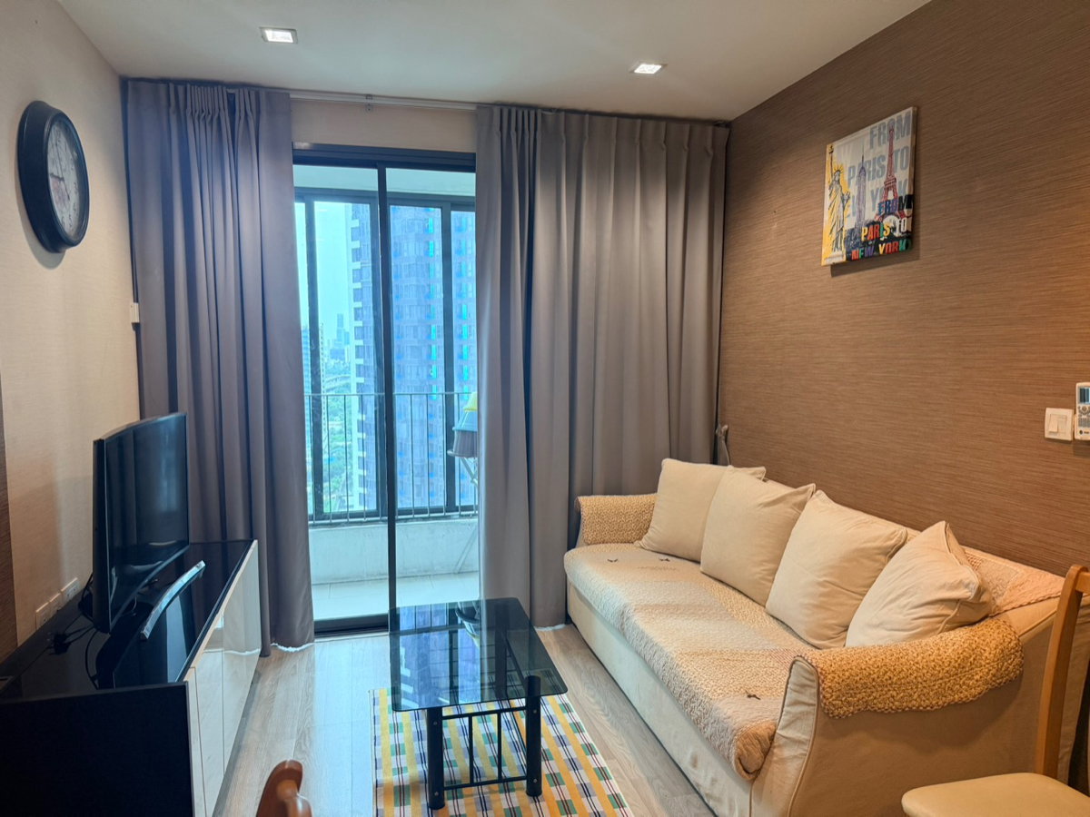 รูป ชั้นสูง 22fl. high floor, 2bed (2 ห้องนอน 55 sqm) IDEO MOBI RAMA 9 ใกล้MRTและเซ็นทรัลพระราม 9 เพียง 210 ม. - รูปที่ 1/11
