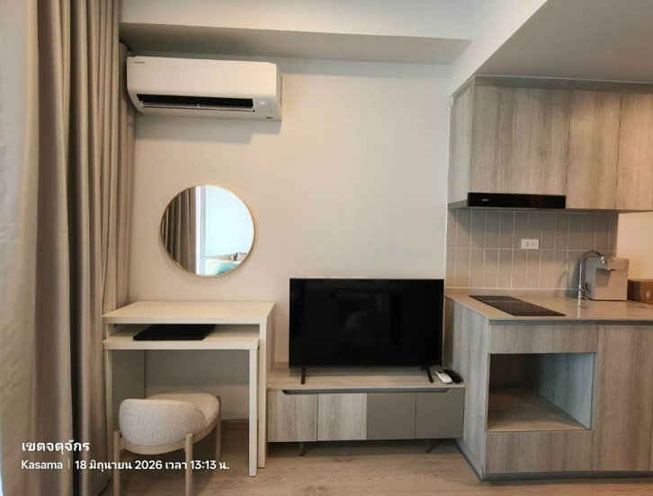 รูป ** ให้เช่า COBE เกษตร-ศรีปทุม 24 ตร.ม. ชั้น 9 วิวโปร่ง เฟอร์ครบ 13 รายการ พร้อมอยู่ 16,900 บาท - รูปที่ 8/11