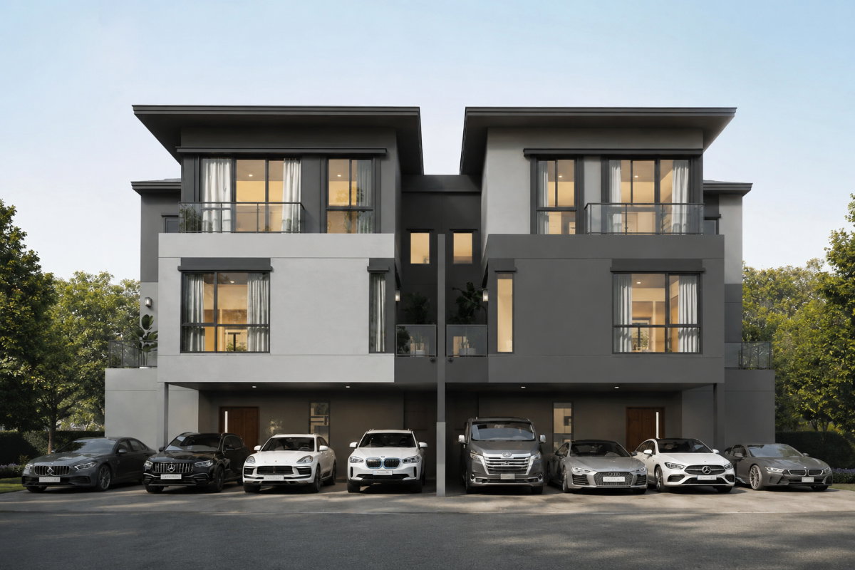 รูป บ้านกลางเมือง THE EDITION บางนา 2 เข้าเมืองสะดวก ใกล้สนามบิน Mega Bangna - รูปที่ 7/9