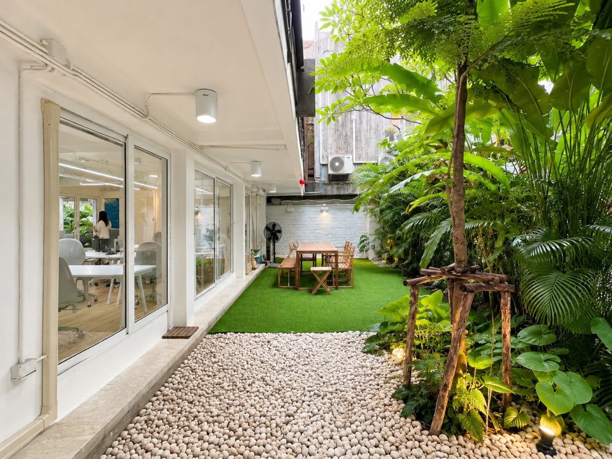 รูป ให้เช่า Office ชั้น 1 พร้อมสวนส่วนตัว ใจกลางอารีย์–พญาไท พร้อมเข้าอยู่ (HO6907) - รูปที่ 12/15