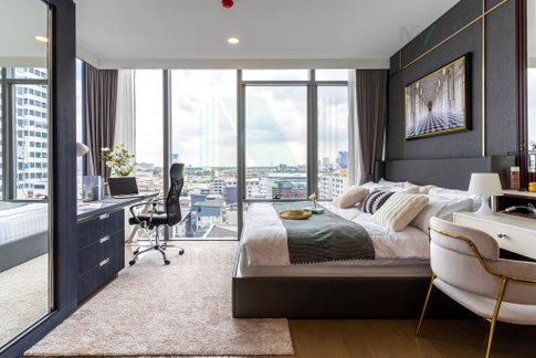 📌Exclusive!📌 For Rent Condo SIAMESE EXCLUSIVE QUEENS Building 1, Floor 10,2 bed room, Room size 75.00 sqm