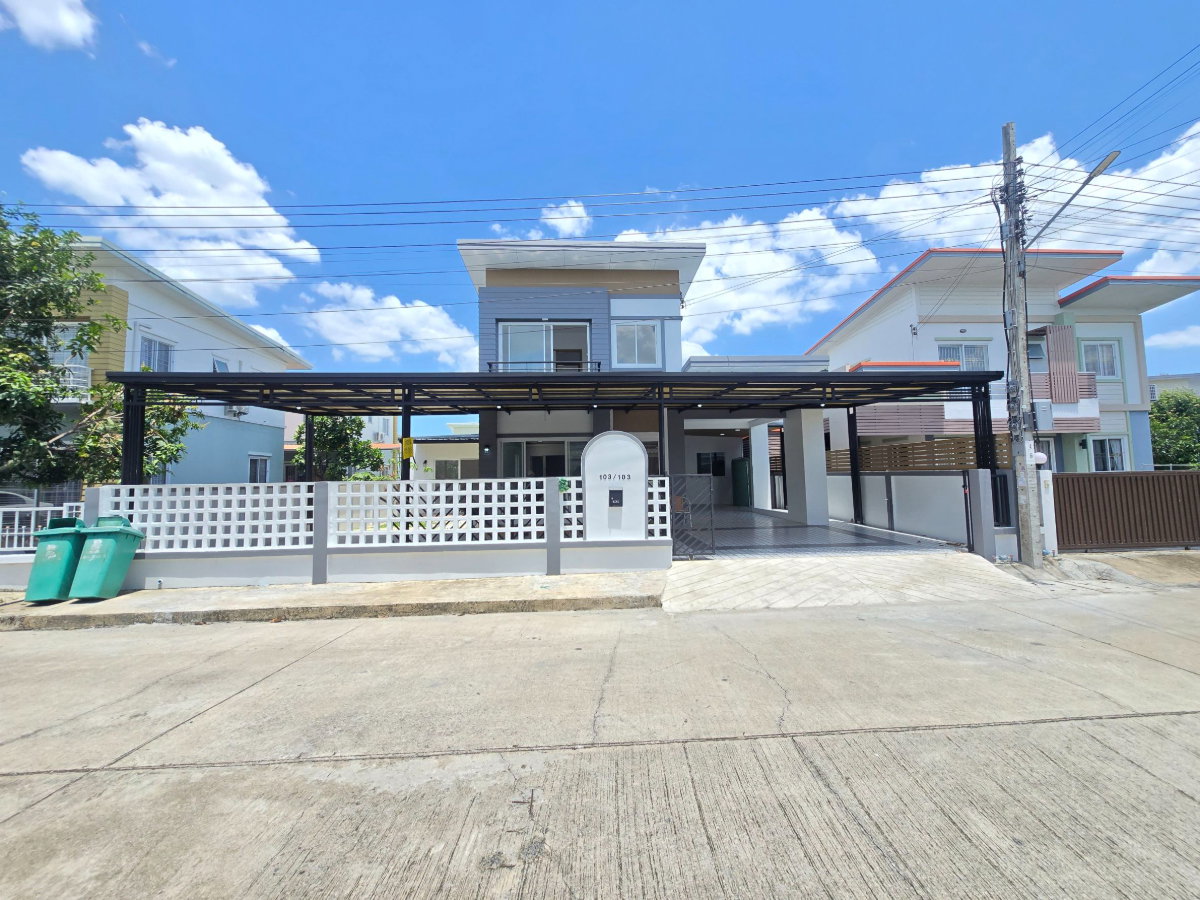 รูป บ้านรีโนเวทใหม่ พร้อมอยู่ ราคาสุดคุ้ม สไตล์โมเดิร์น ทันสมัย ตกแต่งใหม่ทั้งหมด หมู่บ้าน ฟลอร่าวิลล์ เฟส17 ซ.4 สุวินทวงศ์38 ลำผักชี หนองจอก - รูปที่ 1/36