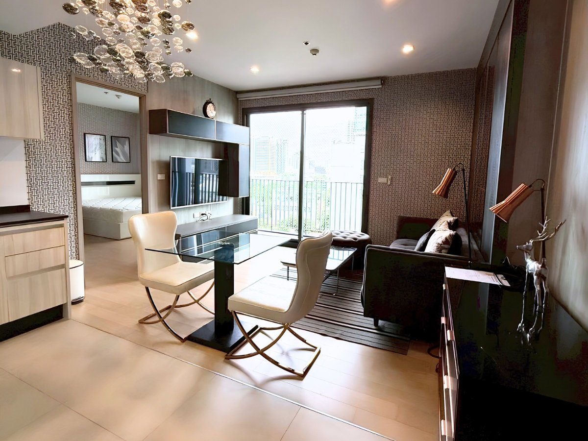 รูป 🔥 HQ Thonglor ห้องใหญ่ 51 ตร.ม. เพียง 46,000 บาท ✨ 1 ห้องนอน ชั้น 12 พร้อมเข้าอยู่ - รูปที่ 5/10