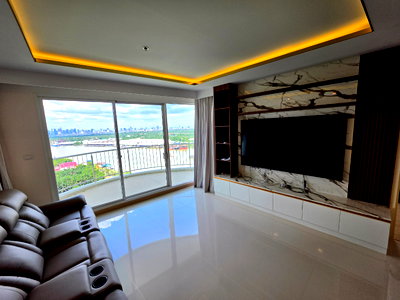 คอนโดให้เช่า : ให้เช่า 3 ห้องนอน วิวแม่น้ำ Supalai Riva Grande Rama 3 