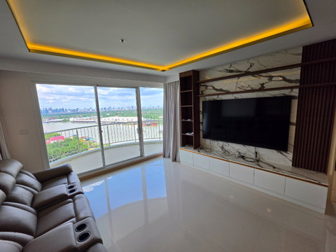 ให้เช่า 3 ห้องนอน วิวแม่น้ำ Supalai Riva Grande Rama 3 