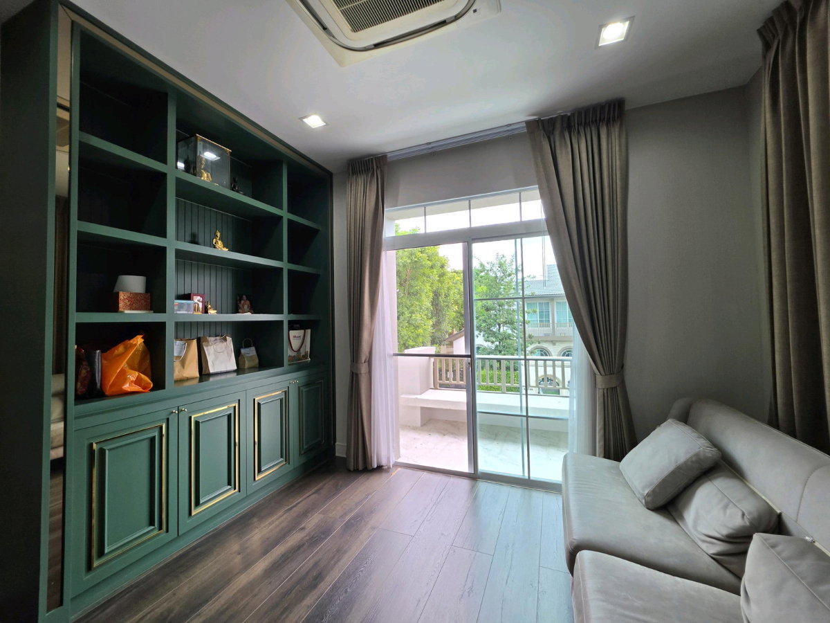 รูป ขายบ้านหรูพร้อมอยู่ โซนสโมสรและสวนสาธารณะ นันทวัน รามอินทรา-พหลโยธิน 50 - รูปที่ 9/12