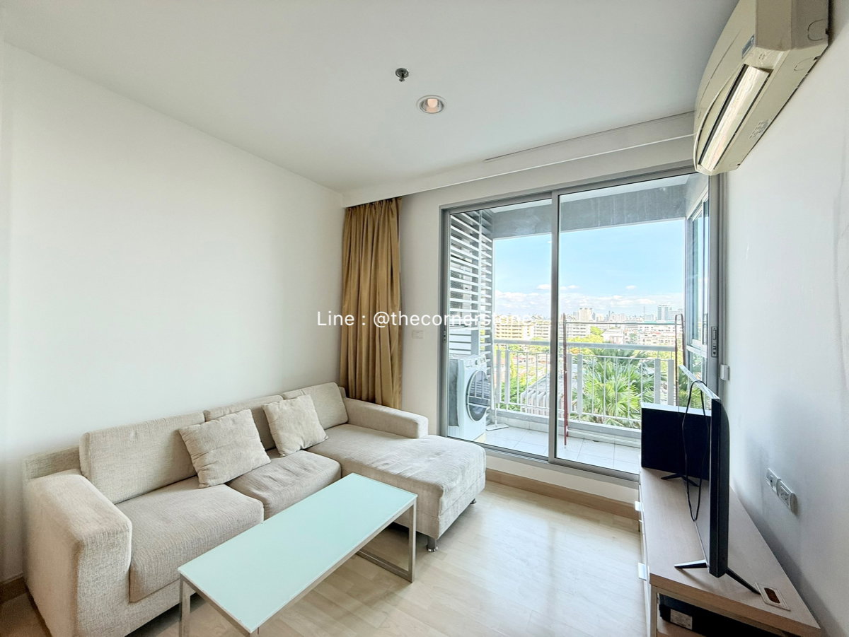 picture For Rent “ 𝐑𝐡𝐲𝐭𝐡𝐦 𝐑𝐚𝐭𝐜𝐡𝐚𝐝𝐚 “ 1 Bedroom 1 Bathroom 46 Sq.m. Near MRT-Ratchadapisek - 3/8