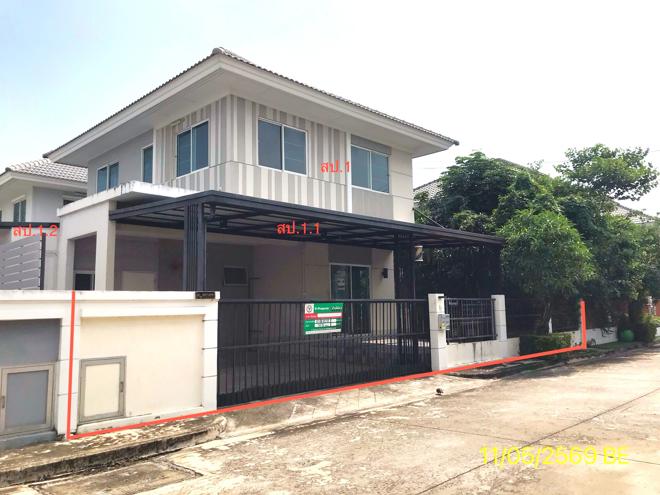 รูป บ้านเดี่ยว 50.4 ตร.วา เพอร์เฟค พาร์ค บางใหญ่ นนทบุรี 4.8M - รูปที่ 1/16