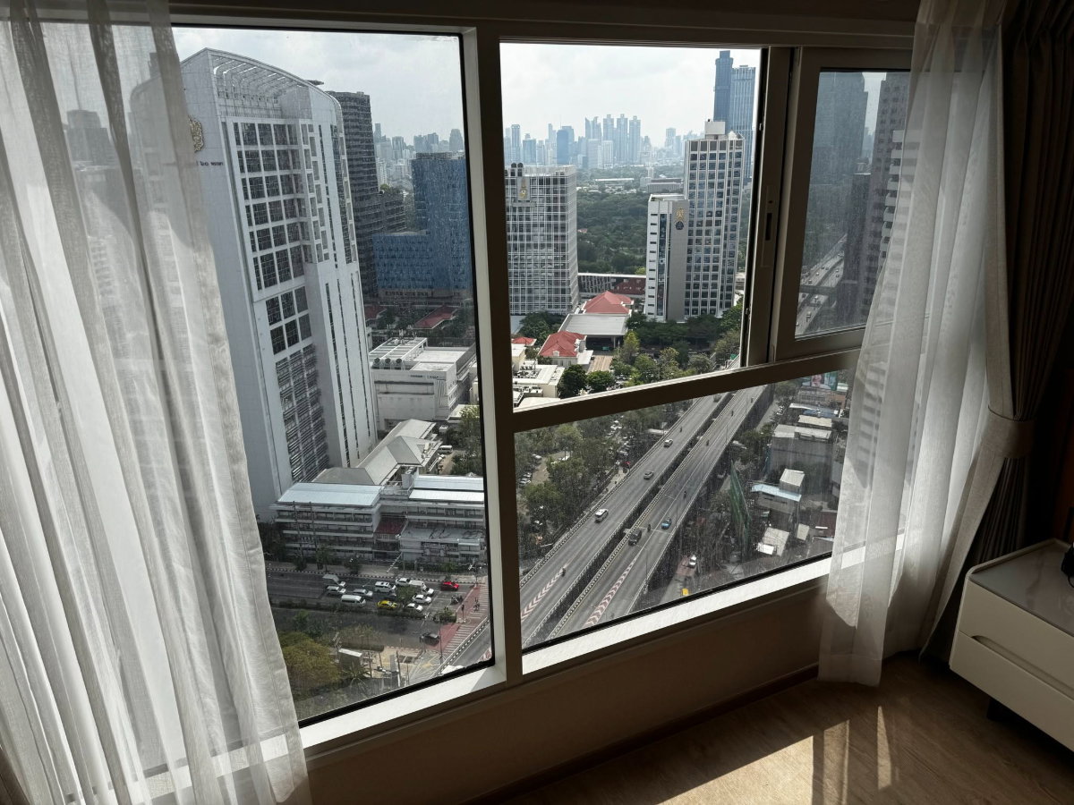 รูป RS6594 ให้เช่า Culture Chula Duplex Loft ห้องมุมวิวสวนลุมพินี ใกล้ทั้ง BTS ศาลาแดง และ MRT สามย่าน - รูปที่ 16/20