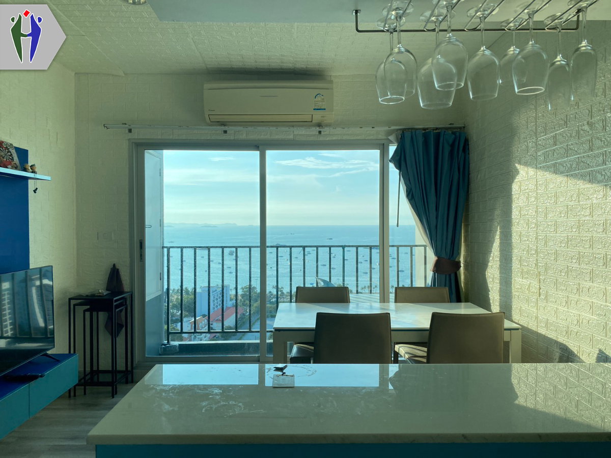 picture Condo for rent: Centric Sea, 2 bedrooms, sea view, 30,000 baht - 2/11