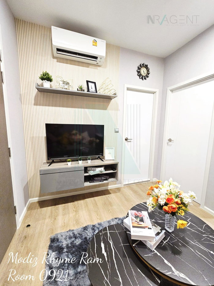 รูป ให้เช่าคอนโด โมดิซ ไรห์ม รามคำแหง อาคาร 1 ชั้น 9 1 ห้องนอน ขนาด 26.00 ตรม ใกล้ MRT RAMKHAMHAENG - รูปที่ 2/8