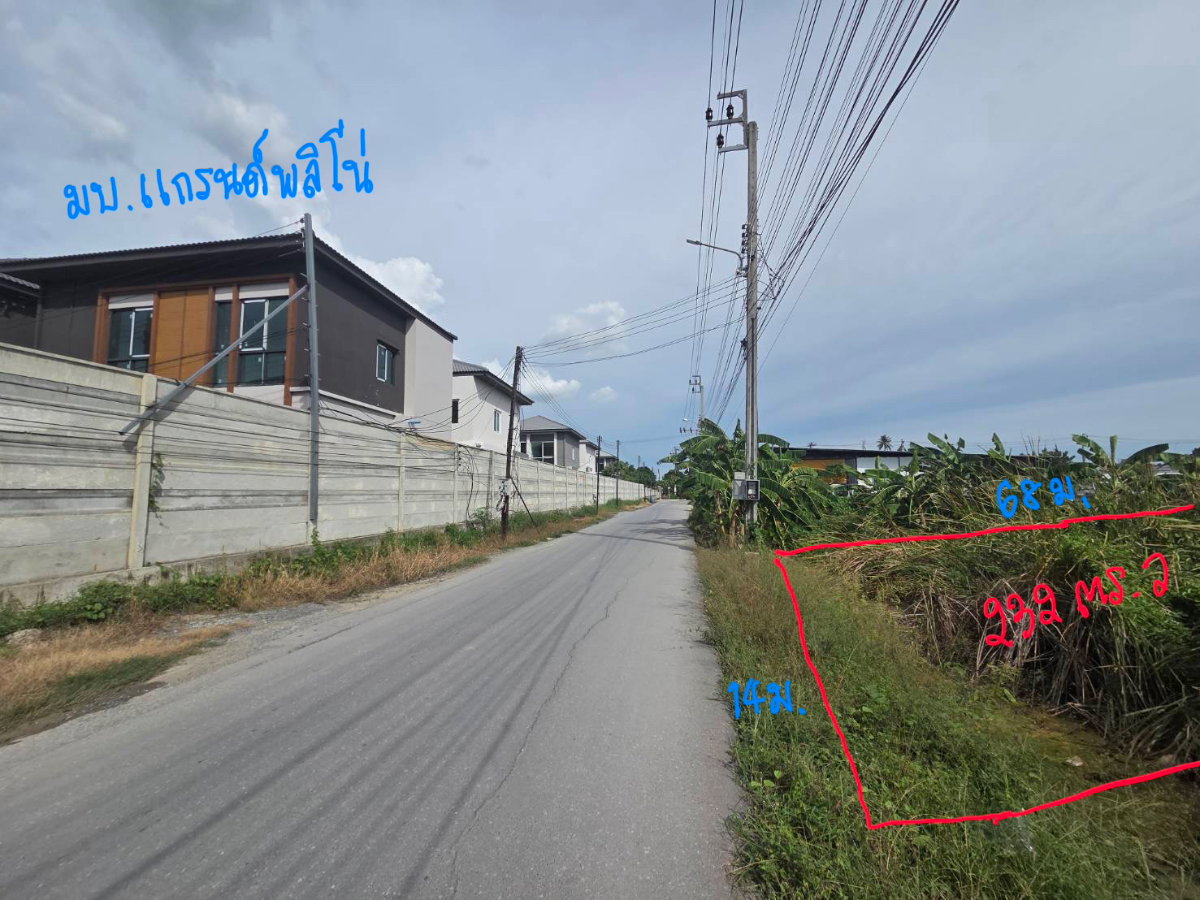 รูป ขายที่ดินบางคูเวียง เหมาะแก่การสร้างบ้าน - รูปที่ 1/3