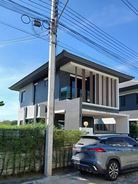 ขายบ้านแฝด หมู่บ้านเอ็น ซี ออน กรีน ปาล์ม พาร์ค วงแหวน-ลำลูกกา | NC On Green Palm Park ลำลูกกา ปทุมธานี ใกล้ทางด่วน ใกล้สนามกอล์ฟ