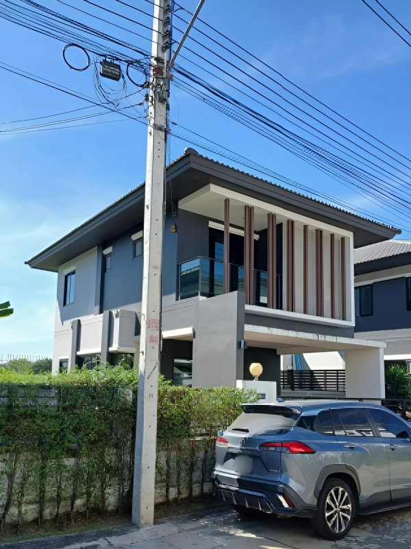 รูป ขายบ้านแฝด หมู่บ้านเอ็น ซี ออน กรีน ปาล์ม พาร์ค วงแหวน-ลำลูกกา | NC On Green Palm Park ลำลูกกา ปทุมธานี ใกล้ทางด่วน ใกล้สนามกอล์ฟ - รูปที่ 1/9