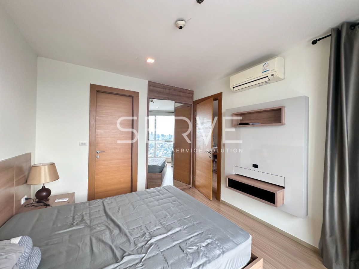 รูป 🔥19K-ห้องกว้าง 1นอน ชั้นสูงสุด 25+ วิวดี ห้องแต่งสวย เฟอร์จัดเต็ม พร้อมเข้าอยู่ คอนโดทำเลดีมาก ติด MRT ห้วยขวาง @ Rhythm Ratchada - Huai Khwang - รูปที่ 6/8